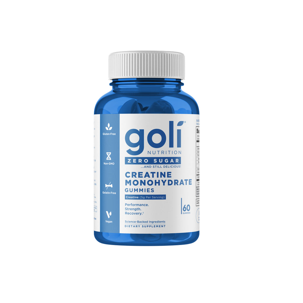 NEW Goli Creatine Zero Sugar Gummies | Muscle Strength, Endurance & Recovery