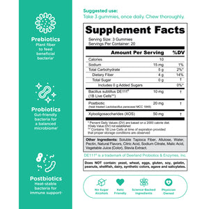 NEW Goli Nutrition Pre Post Probiotics Gummies support immune & good bacteria for your gut health