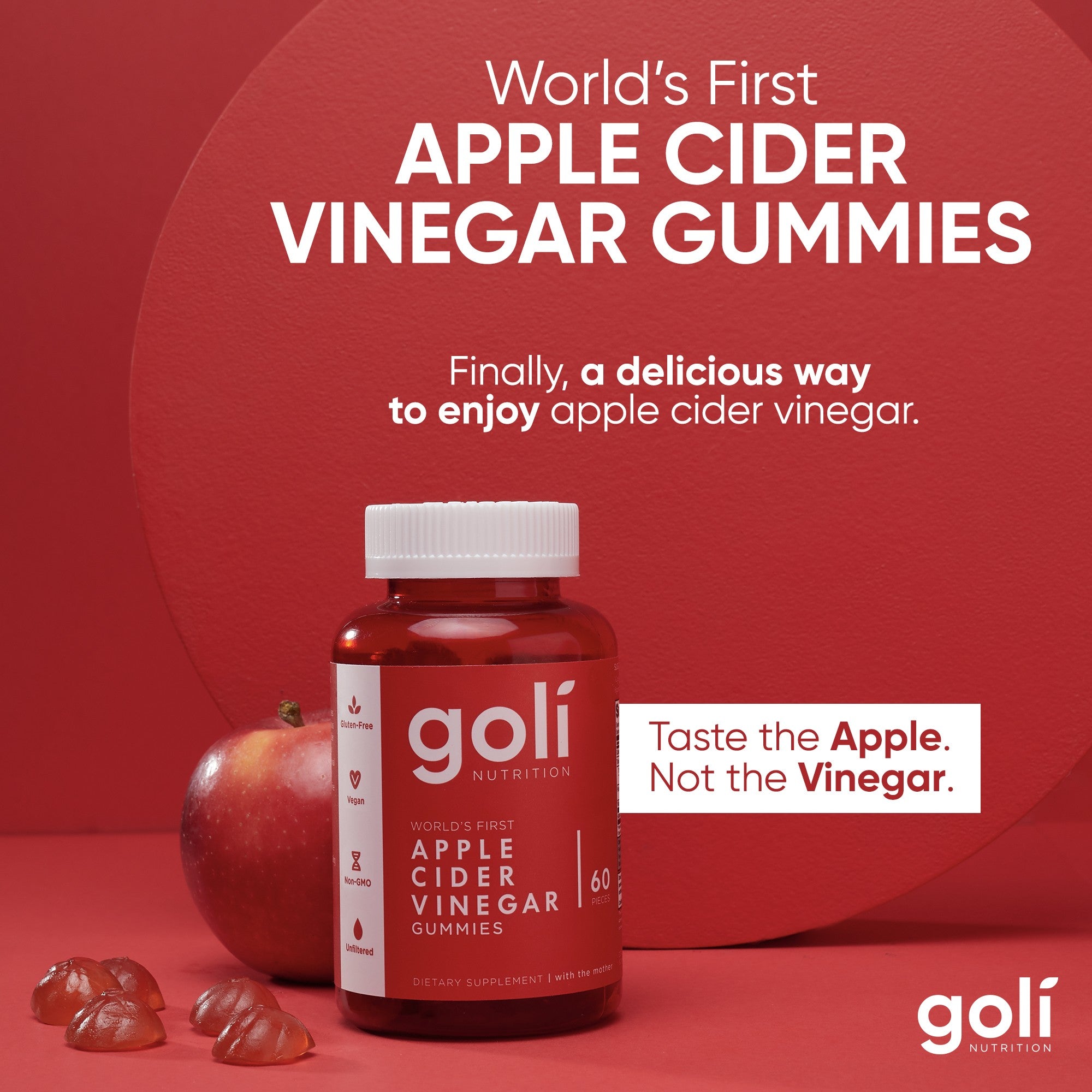 Goli Apple Cider Vinegar Gummy - NETTNETTCLUB