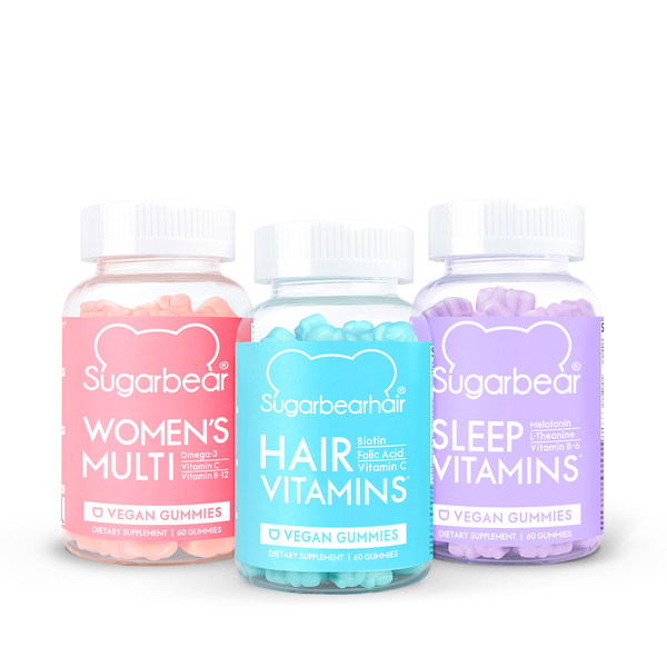 Sugar Bear Hair Sleep Women Multivitamins [Trio Pack] - NETTNETTCLUB