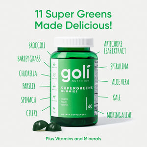 Goli Nutrition Supergreens Gummies - NETTNETTCLUB